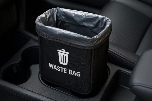 12 Compact Portable Car Waste Bag for Cup Holder Insert