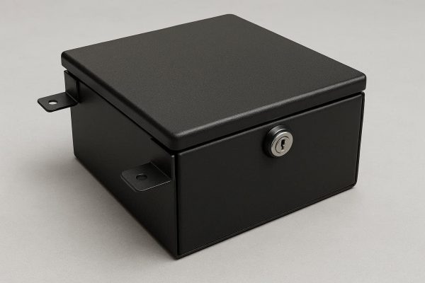 Under Seat Storage Box with Lockable Lid for Security
