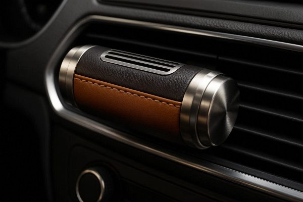 27 Luxury Leather and Metal Car Perfume Diffuser
