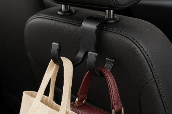 3 Strong Metal Car Seat Hook for Grocery Bags and Purses