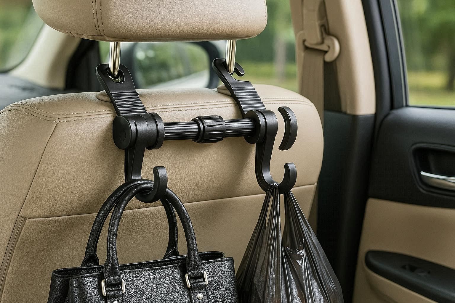 Adjustable Double Hook Car Organizer for SUV and Van - Image 1