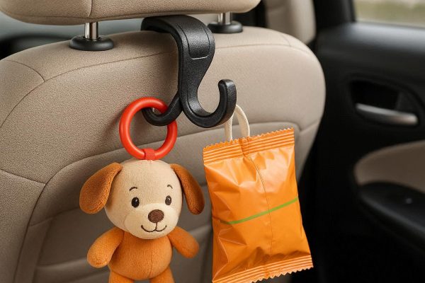 7 Durable Kids Car Seat Hook for Toys and Snack Bags