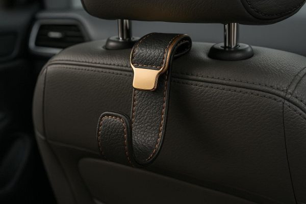 8 Luxury Leather Style Car Hook for Interior Accessories